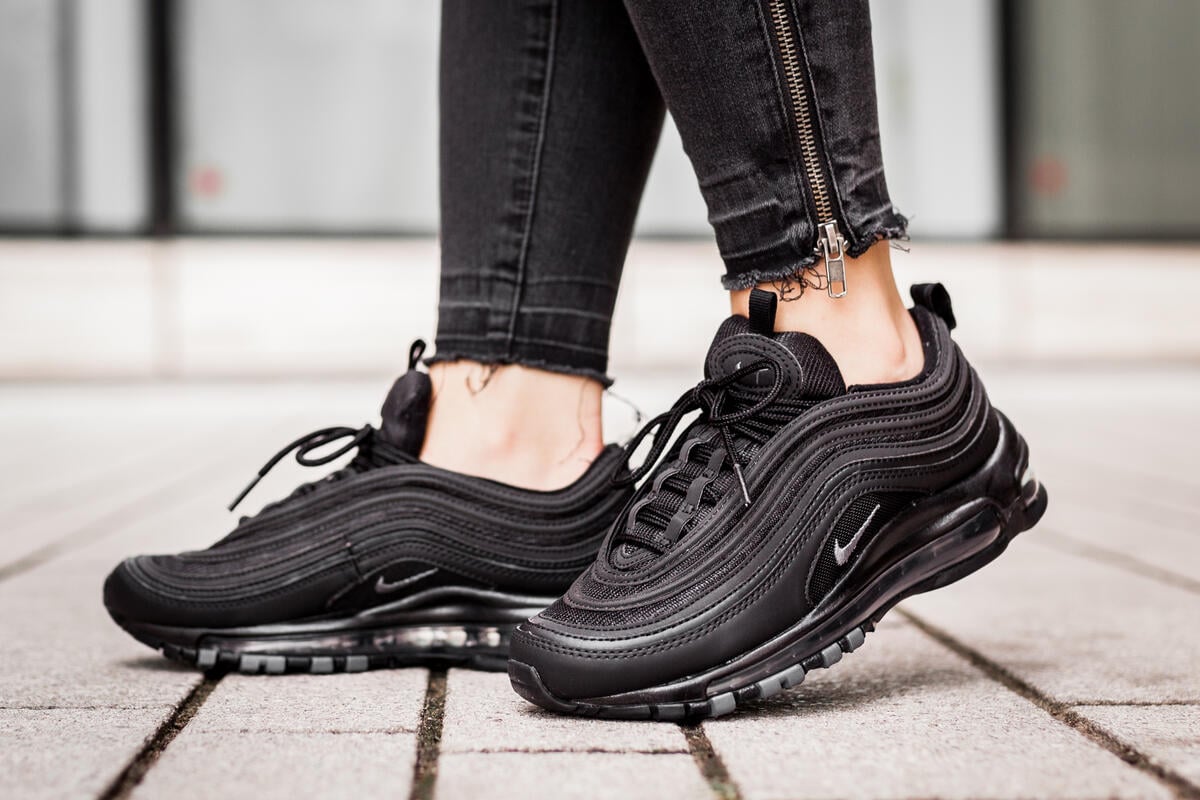 NIKE★WMNS AIR MAX 97★BLACK/BLACK/DARK GREY Nike WMNS Air Max 97